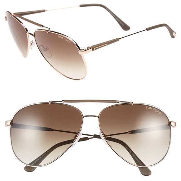 Tom Ford Other - New TOM FORD Brown Aviator Sunglasses